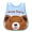 A, variant on Landzoo One Toddler Kids Boys Girls Cartoon Sleeveless Waterproof Feeding Apron Bib Smock Cute Practical Breathable One Size