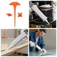 thumbnail image 2 of Sealant Nozzle Cleaner Sealant Cover Prevent Drying for Glass Caulk Tube Standard Size Caulk Storage Hand Tool, 2 of 8