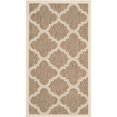 thumbnail image 1 of Safavieh Courtyard Brown Indoor Outdoor Rug - Runner 2'7" x 5', 1 of 5