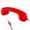 Red, variant on ABS Enhances Durability Phone Microphones Headsets 3.5mm Directs Connection Ensures Sound Clarities Easy To Carry Ready