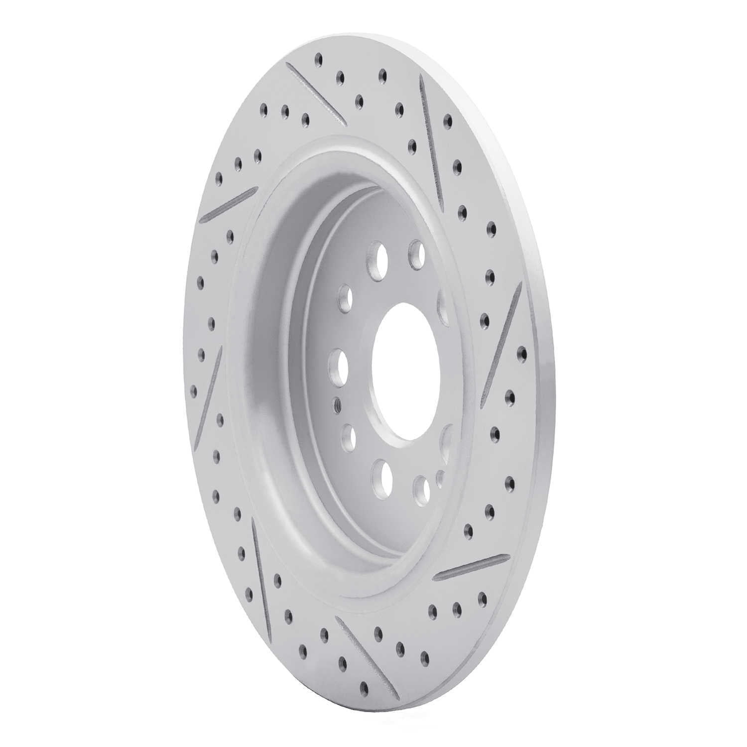 Dynamic Friction Company 830-59070L DFC Geoperformance Rotor - Drilled and Slotted