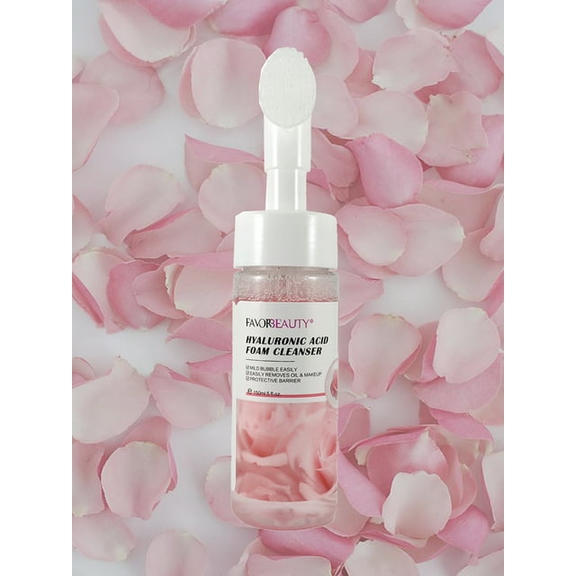 Limpiador Facial de Rosas FAVOR BEAUTY con cepillo de silicona 150ml