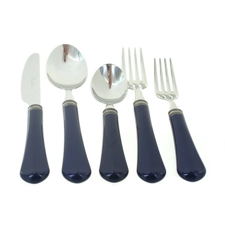 

Blue Rose Polish Pottery Guilietta 5 PC Flatware Set - 4 Settings