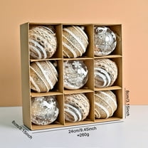 Steadline 18 Piece Christmas Ball Ornament Set With Assorted Designs - Complete Holiday Decor Collection For Tree And Home Display Colorful Plastic Construction With Secure Hanging Loops