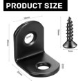 thumbnail image 2 of Escuadras en L de metal Aruicheng para repisas, acero inoxidable, 2 of 7