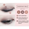 thumbnail image 3 of Paleta de sombras de ojos arcoíris de 40 colores, paleta de sombras de ojos con brillo metálico mate, 3 of 5
