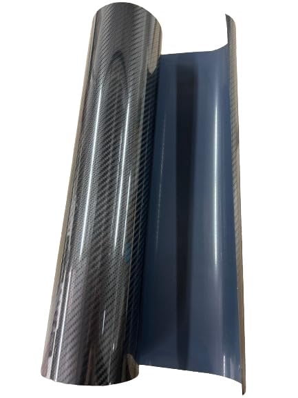 HT Carbon Iron On Heat Transfer Vinyl 20" Black, 10 Yards