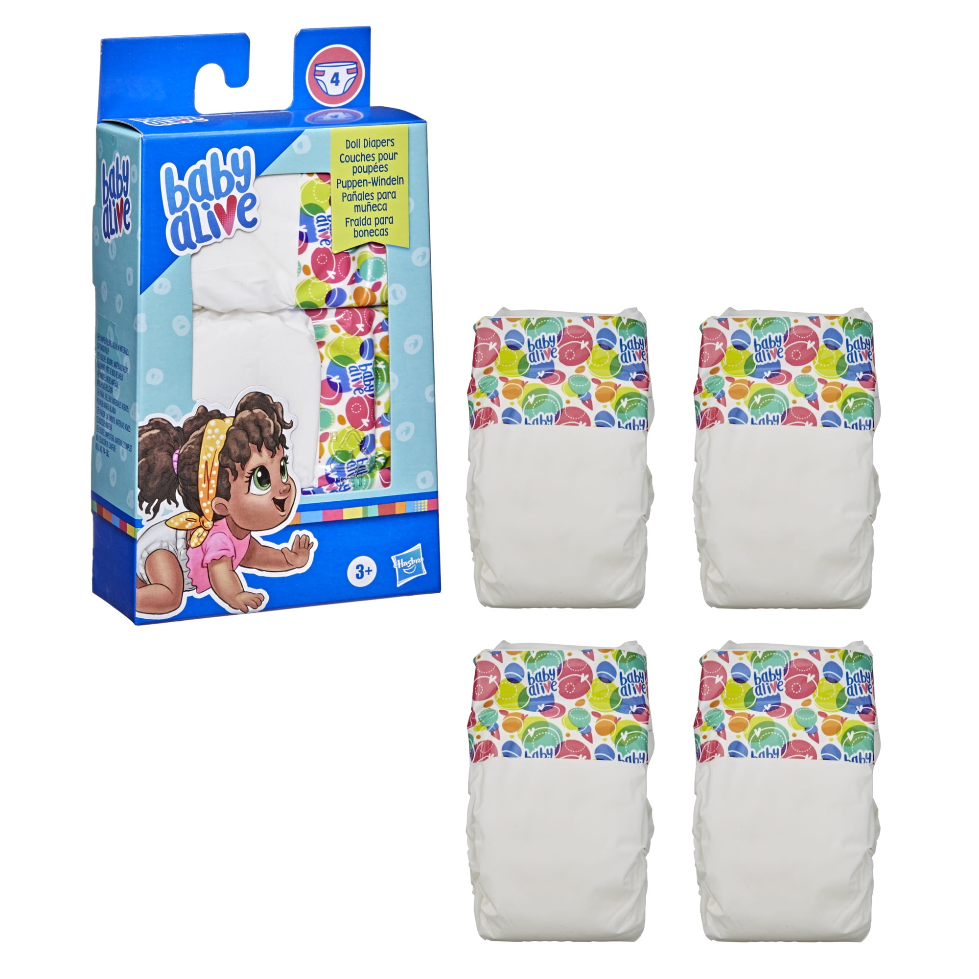 Details about Baby Alive Doll Diapers Refill Pack 18 Count Imaginary