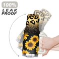 thumbnail image 6 of Yellow Leopard-print Sunflower 40 Oz Tumbler with Handle Lid and Straw, Stainless Steel Double Walled Vacuum Insulated Cup, Cute Birthday Gifts Tumbler for Women Men Friends, 6 of 7