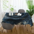 thumbnail image 6 of BZSMCE Square Tablecloth Midnight Velvet Pattern Tableclothes, 6 of 9
