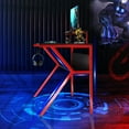 thumbnail image 5 of Bestier 44 inch Gaming Desk with Monitor Stand & CPU Stand Red, 5 of 7