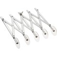 thumbnail image 1 of Adjustable Pastry Cutter, 5 Wheel Stainless Steel Dough Divider Silver 25cm, 1 of 5