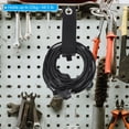 thumbnail image 5 of Extension Cord Holder Organizer 20 Inch, 6 Pack Hook and Loop Storage Strap Hanger, Black, 5 of 5