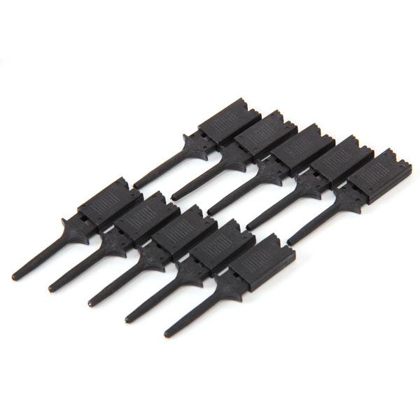 10pcs 5cm Mini Sonda De Prueba Clip Gancho Grabber Para Componente Minúsculo SMD IC shamjiam Gancho de prueba