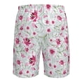 thumbnail image 6 of Naloa Lilies Flowers Men's Beach Shorts, Surfing shorts, Swim trunks, Quick Dry Swim Trunks for Surfing Beach Fun - 3X-Large, 6 of 9