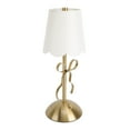 thumbnail image 1 of Lámpara De Mesa Con Lazo Inalámbrico Con Pantalla De Tela, Lámpara De Noche Inalámbrica Recargable De Metal Decorativa Para Dormitorio, 1 of 7