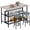 gray, variant on MIERES 48in Dining Table for 4-6, Dining Leisure Table with Storage Shelves, 1.8" Thick Top, Scratch-Resistant, Natural Wood Finish, Multi-Use for Dining Room Kitchen Office, Wood Finish