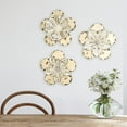 Stratton Home Decor 3 Piece Set Rustic Flowers Wall Decor
