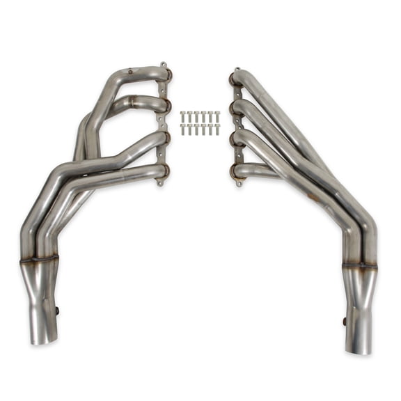 Hooker BH14365 Hooker Blackheart Long Tube Header - Stainless LS Swap Header