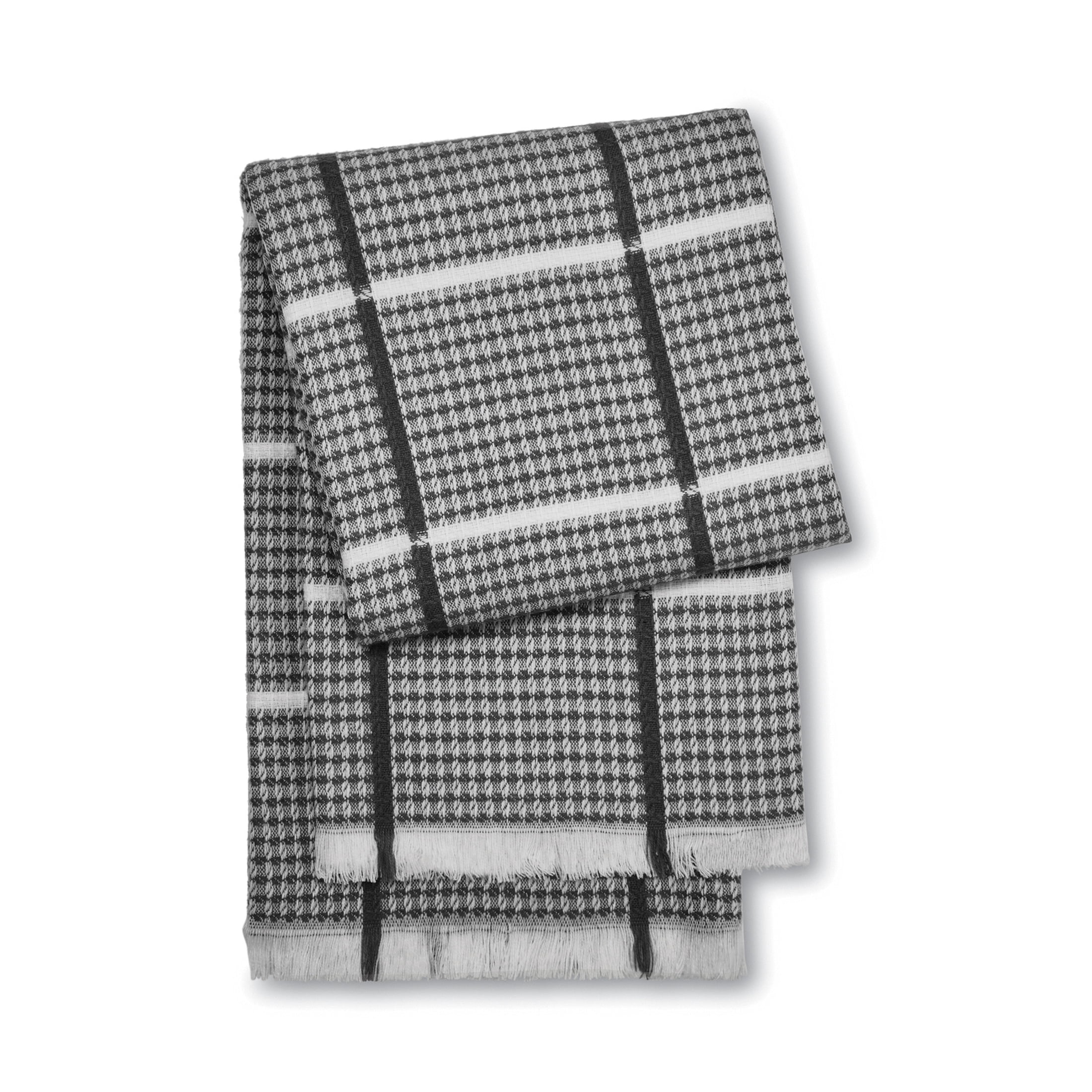 Mainstays Waffle Check 4-Piece Grey Comforter Set, Twin/Twin XL