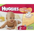 thumbnail image 2 of Huggies Little Snugglers & Little Movers, Value Pack, Size 2, 108 Count, 2 of 2
