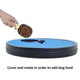 thumbnail image 4 of Giunmcul Interactive Dog Puzzle Feeder Toy Slow Feeding Treat Dispenser Mental Stimulation Food Grade ABS Non Slip Training Game Bowl for Puppies 30 cm Blue 1 Pc, 4 of 7