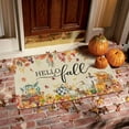 thumbnail image 5 of Hallo Fall Door Mat 17x30Inch, Fall Pumpkin Maple Leaf Doormat, Indoor Outdoor Entry Floor Mat Non-Slip Welcome Party Thanksgiving Decor Mat, 5 of 5