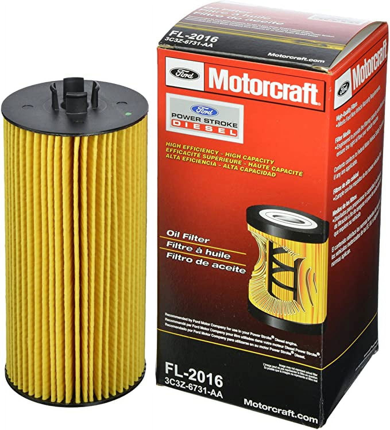 (2 pack) Motorcraft Oil Filter FL2016W