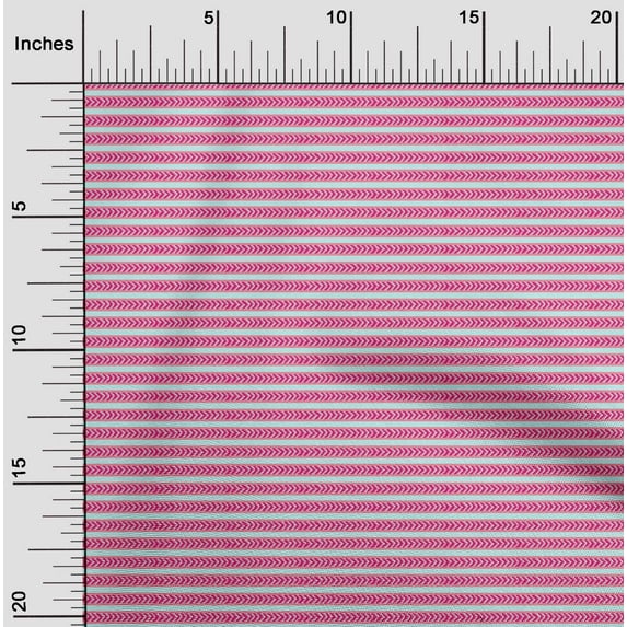 oneOone Viscose Chiffon Fabric Stripe & Arrow Block Print Sewing Fabric BTY 42 Inch Wide