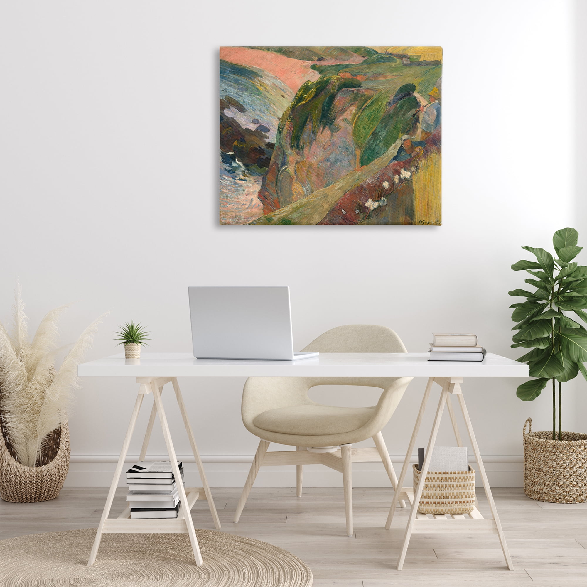 Stupell Industries Classic Gauguin Above The Sea Abstract Painting Wrapped Canvas Art Print Wall Art, 40 x 30
