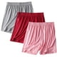 thumbnail image 1 of Puntoco Pantalones cortos de algodón para mujer, 3 piezas, pantalones cortos finos de verano con cintura elástica, pantalones para el hogar, ropa deportiva para exteriores, 1 of 2
