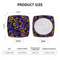 thumbnail image 6 of Balery Golden Snake And Purple Rose Stretch Couch Cushion Covers, Individual Sofa Cushion Covers, Soft Chair Sofa Seat Cushion Slipcover with Elastic Bottom Milk Silk-16.9in, 6 of 9