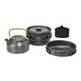 thumbnail image 2 of LOVIVER 3Pcs Camping Cooking Set Camping Cookware Mess Kit for Picnic Outdoor Hiking Black, 2 of 8