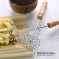 thumbnail image 2 of Triturador de Papas Portátil de 5 Piezas con Mango de , Acero Inoxidable, Duradero, Ideal para Papas, Papas Moradas y Carne Blanda en Cocinas, Restaurantes, 2 of 4