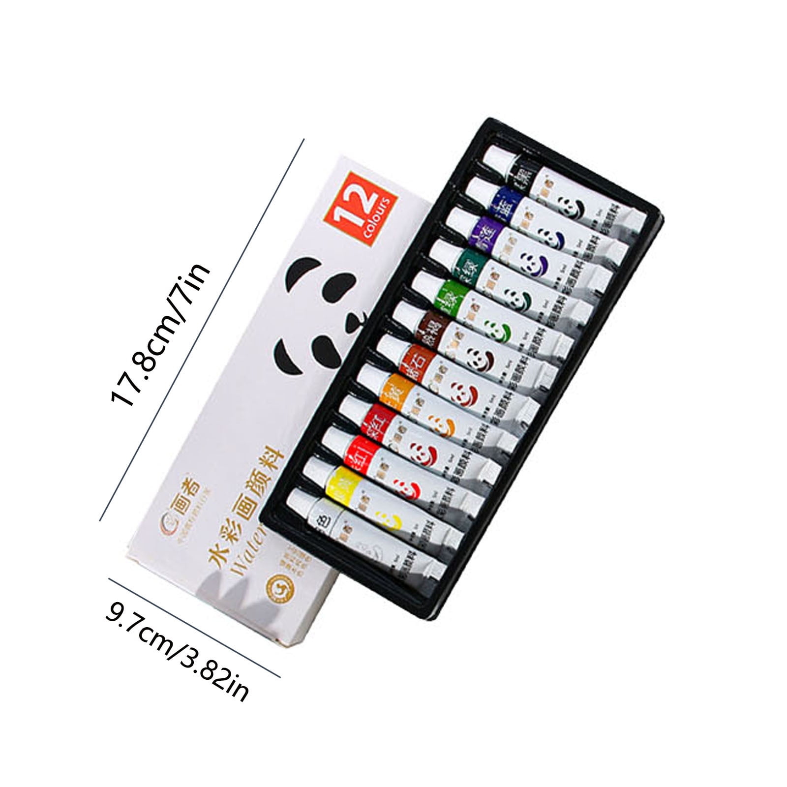 YUNAFFT Travel Paint Palette, Travel Ready Paint Palette Bundle, Mini Watercolor Set, Portable Wooden Mini Travel Paint Tray with Clip for Watercolor, Gouache, Acrylic Paint