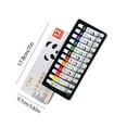 thumbnail image 3 of KOYPTL Pocket Watercolor Paint Box Acrylic Box,Set with Mini Paint Palette,Brushes, 12 Colors, Watercolor Sketchbook for Artists Painters Students,Ideal for Outdoor Painting, 3 of 4