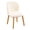 Beige, variant on Ktaxon Armless Chenille Accent Chair, Modern Vanity Chair with Solid Wood Legs, Ergonomic Curved Back Leisure Chair for Bedroom Study Dressing Room Beige