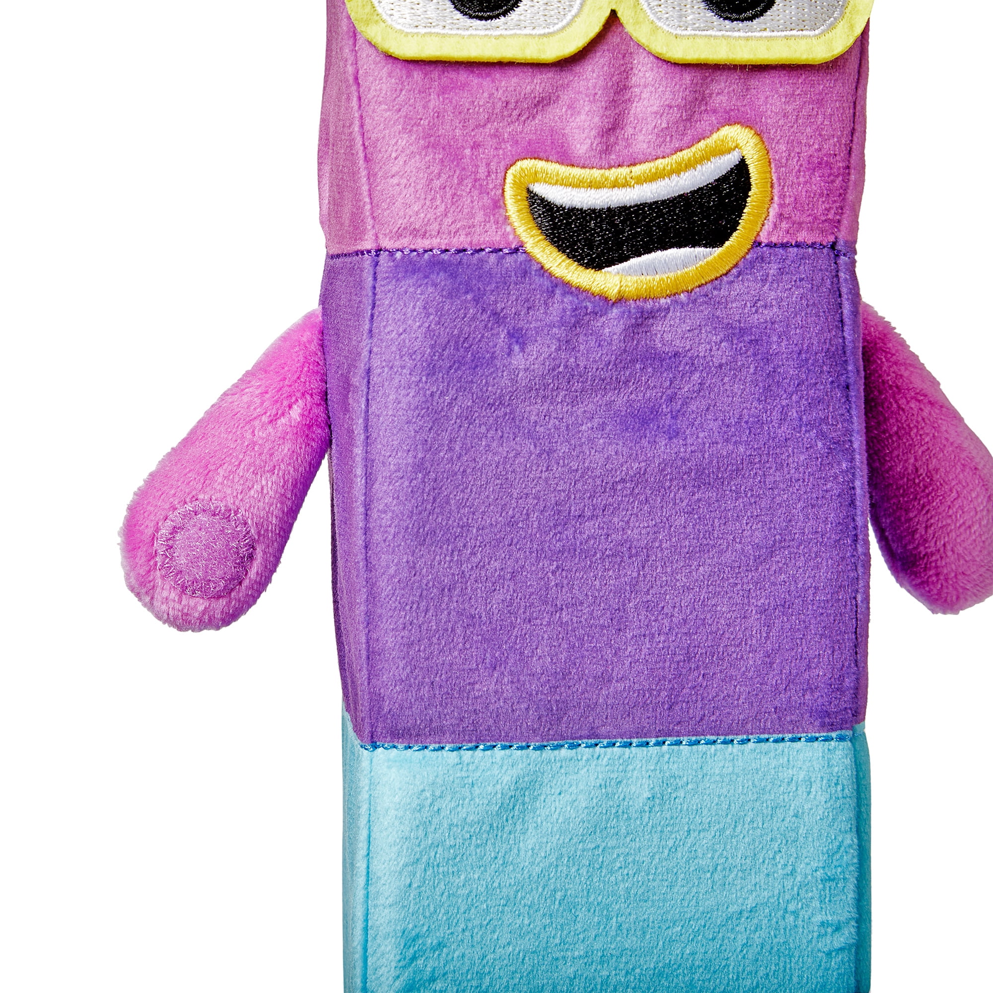 hand2mind Numberblocks™ Seven Playful Pal 24" Cartoon Plush Toy, Plush Figure Toys