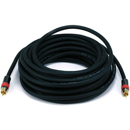 - Monoprice 35ft High-quality Coaxial Audio/Video RCA CL2 Rated Cable - RG6/U 75ohm (for S/PDIF, Digital Coax, Subwoofer &