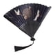 thumbnail image 5 of Abanico plegable estilo chino, ventilador de mano, ventilador plegable tradicional, ventilador Vintage con borla, 5 of 6
