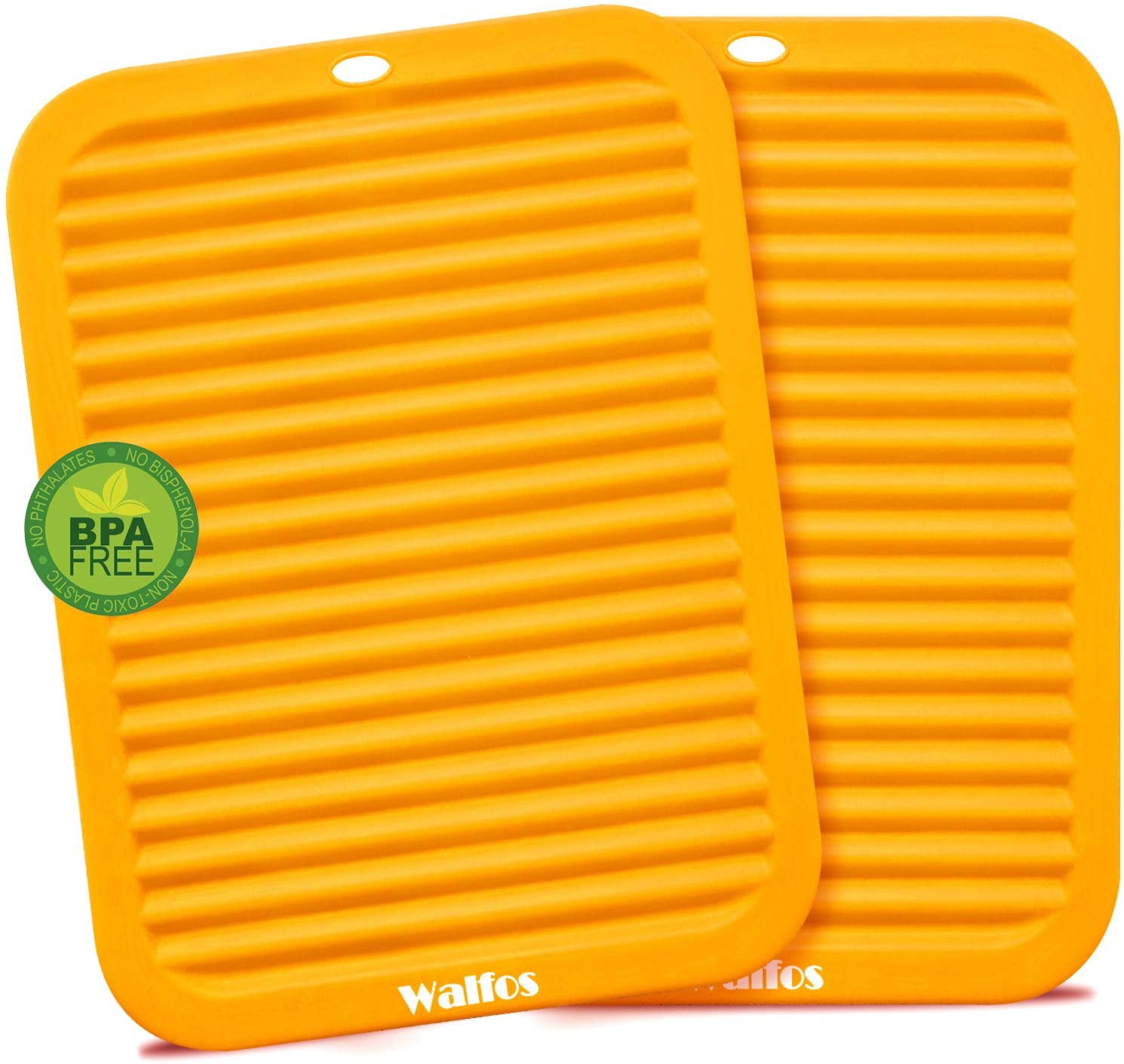 Walfos Silicone Trivets For Hot Pots and Pans - Heat Resistant Hot Pads For  Kitchen Counter- Multi-Purpose & Versatile Trivet Mat - Durable & Flexible  Silicone Hot Pad 