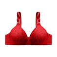 thumbnail image 2 of Samickarr Wireless Minimizer Bras for Women Full Coverage Gathered Up Lingerie Wirefree Comfort Breathable Minimizer Bralettes Adjustable Shoulder Strap Daily Bras, 2 of 4