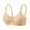 Beige, variant on Plus Size Bras for Women Front Closure Lace Mastectomy Wireless Bra Seamless Gentle Support Thin Breathable Cups Wear Adjustable Straps Daily Large Size Recovery