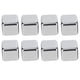 thumbnail image 4 of Piedras De Enfriamiento De Vino De Whisky Reutilizables De Cubitos De Hielo De Acero Inoxidable Con Caja De Almacenamiento De Pinzas De Hielo, 4 of 7