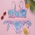 thumbnail image 1 of WEAIXIMIUNG Swimsuits For Girls Two Piece Ruffle Bathing Suits Kids Bikini Beach Pool Clothes 150, 1 of 6