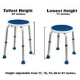 thumbnail image 4 of PCP Padded Round Non-Slip Bath Safety Stool, White/Blue, 4 of 6
