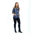 thumbnail image 3 of D-Design Women's Button Down 3/4 Sleeve Mandarin Collar Neck Knit Cardigan Sweater, 3 of 4