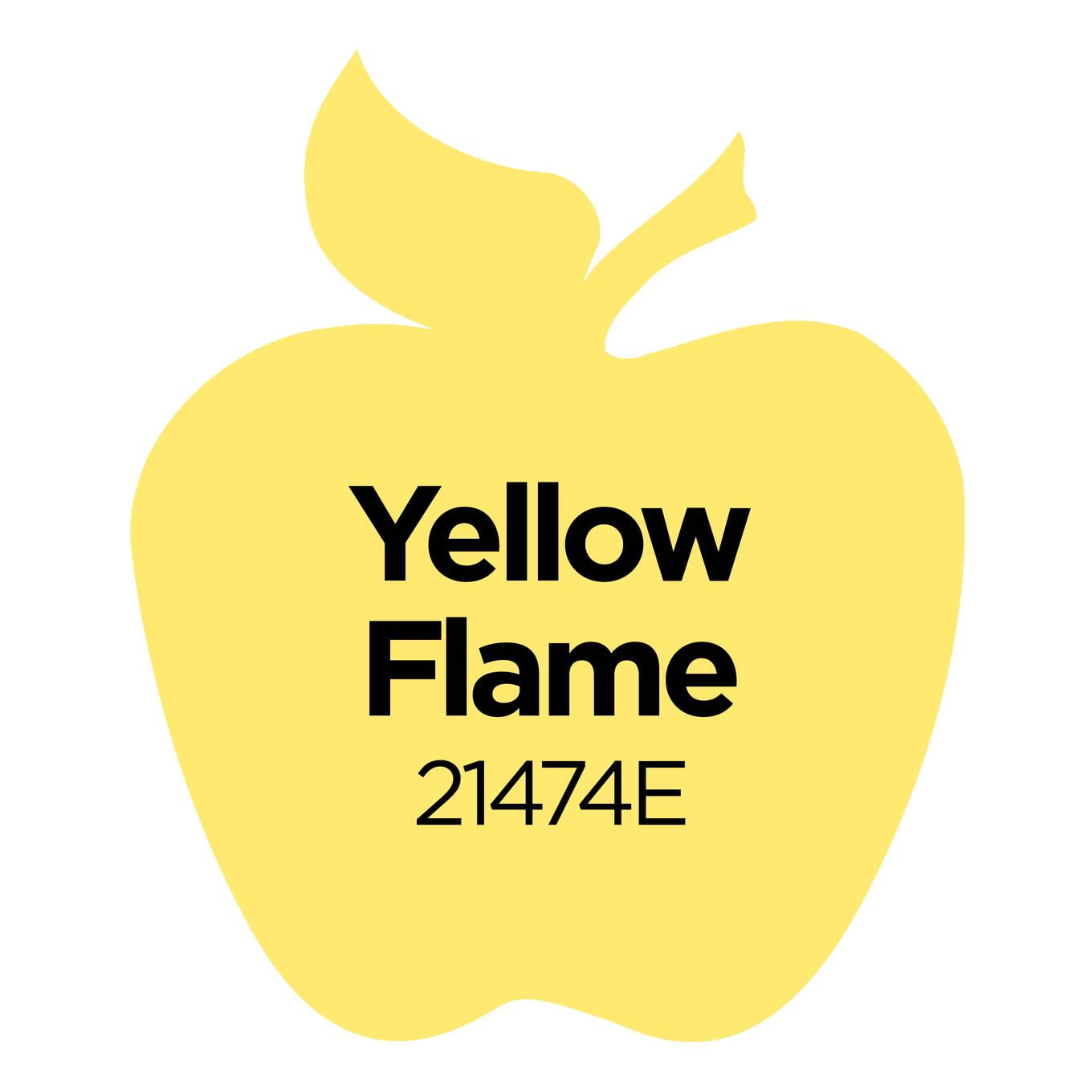 Apple Barrel Acrylic Craft Paint, Matte Finish, Yellow Flame, 2 fl oz
