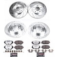 thumbnail image 3 of PowerStop Front and Rear Z26 Street Warrior Carbon-Fiber Ceramic Brake Pad and Drilled and Slotted Rotor Kit Fits: MAZDA Select Models K4098-26, 3 of 9