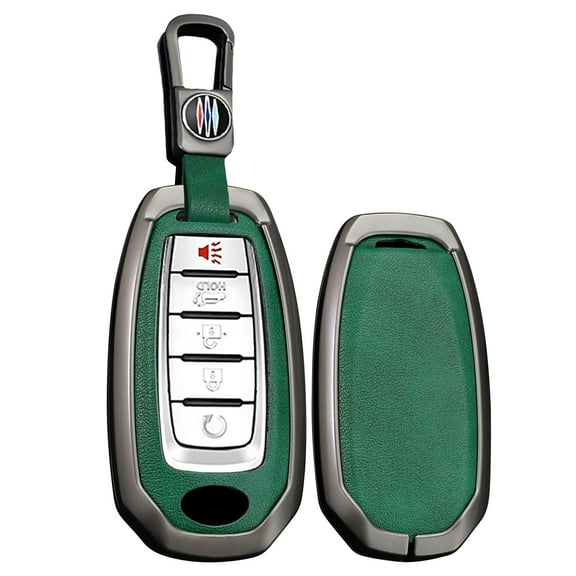 Durable All-Weather Protective Key Fob Cover with Detachable Keychain for Infiniti Q50 Q60 QX50 QX55 QX60 Models Secure Car Key Case Protector Holder Case Holder Protector Metal Keychain